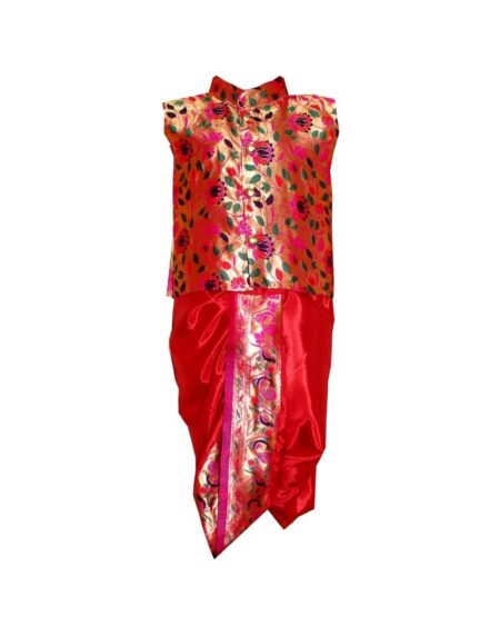 Brocket dhoti kurta